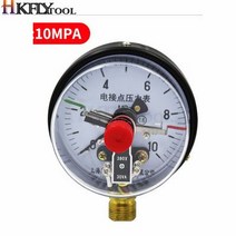 진공게이지 직경 100mm 직접 접촉 압력 게이지 표면 진공 게이지 컨트롤러 측정 도구 포함, [06] 10MPA