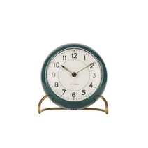 AJ 아르네야콥센 스테이션 1939 탁상 시계 그린, 기본