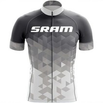2023 SRAM 사이클링 저지 세트 남성용 자전거 반팔 의류 바이크 maillot + 빕 반바지, 4XL, Summer jacket 2