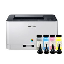 삼성 SL-C513 컬러 레이저 무한 프린터 (정품 토너 + 리필토너키트)