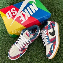 나이키 SB 덩크 로우 프로 파라 앱스트랙트 아트 DH7695-600 남성용