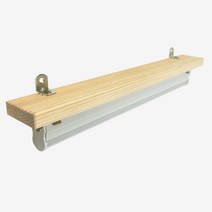 벽등 벽부착등 LED조명 스위치코드 포함 접착식, 20W - (120cm), 스위치코드 있음, 원목 선반형
