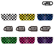 덱스톤 500TX 선바이져 체크 데칼 스티커 (11~20), 6.불꽃 퍼플, 1개