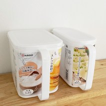 일본 나카야 직사각 손잡이형 양념통 핸들양념통, 1300ml, 1개