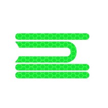 4pcs 프로 전면 후면 휠 타이어 커버 보호 쉘 반사 스티커 샤오미 Mijia M365 전기 스쿠터 스케이트 보드 부품, Green_1