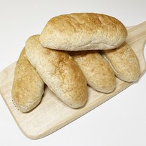 [당일 구운 신선한 빵을 오후에 발송합니다!] 새싹발아 통밀빵 통밀세상 핫도그빵 피타브레드 주머니 포켓빵, 핫도그빵 (5개입)
