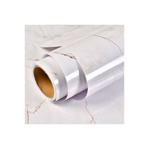 부엌 대리석 자체 접착 벽지 6080cm 비닐 벽 스티커 방수 접촉 종이 장식 필름 가정 12 월126318, tan si bai, 60cm x 5m