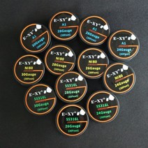 Rebuildable DIY 코일용 NI80 와이어 히팅 와이어 SS316L A1 코일 10m/롤, 03A1 28GA