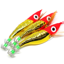 MEN피싱 최신형 고급에기 금동 고추장 에기 은동 고추장 에기 크롬에기 금색에기 왕눈이에기 쭈꾸미 문어 갑오징어, MF 금동 고추장 에기