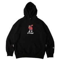 남자 여자 긴팔 후드티 티셔츠 드리프트아웃 CHH-022 하이재킹 패딩레드 HIJACKING P에드ING RED