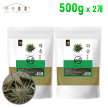 국내산 와송 분말 가루 파우더 100% 식용 먹는 와송가루 수수홈홈, 2개, 500g