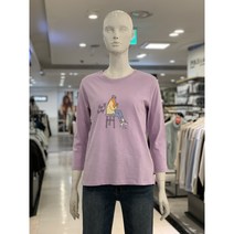 [뱅뱅]봄-여성 7부 프린트 면 티셔츠-NTJ 259_73