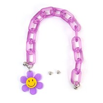 [니뜨] 플라워 체인 핸들 [뜨개실도안제공], 퍼플