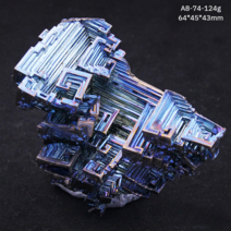 비스무트 크리스탈 천연 광석 무지개 빛 비스무트 원석 천연석 장식품 소품, 10 A8-74