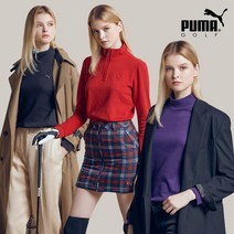 [PUMA] 푸마골프 여성 니트집업 모크넥티셔츠 3종세트