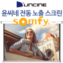 윤씨네 솜피모터 전동스크린 EV-100 빔스크린 스크린, V-EV120 (120인치) 무선리모컨 (체결후 익일출고) 솜피
