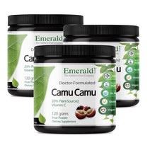 에메랄드랩 카무카무 비타민씨 분말 120g Emerald Labs Camu Camu Vitamin C, 3개