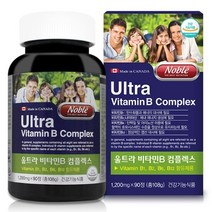 노블 울트라비타민B컴플렉스 1200mg x 90정, 1개