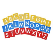 키즈맘아트 미술놀이 디오메 스텐실 (알파벳), 본상품선택