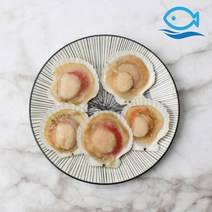 바다더해 냉동 반가리비 5-6미 하프 껍질 가리비 조개구이 캠핑음식, 하프가리비5미, 180g
