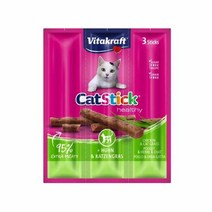 고양이 간식 비타크래프트 캣스틱 치킨&캣그라스 3P, 1개