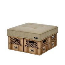 하이브로우 밀크 소파 플랫 3 COLOR, 밀크 소파 플랫 (블랙), (+) 4EA GRAY MILK BOX