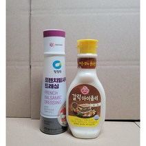 청정원 프렌치발사믹드레싱 +갈릭아이올리소스
