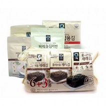 BUyuS청정원 올리브유 재래김 도시락김 김자반 파래돌김자굿딜 브이숍, 청정원 올리브유도시락김9봉