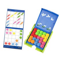 유아 두뇌발달 테트리스 퍼즐 수학 보드게임 6세보드게임 7살 놀잇감 4살