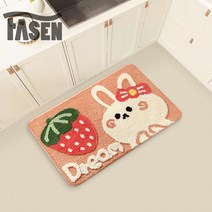 FASEN 주방매트 패밀리 융모 클래식 호텔 발매트 스포츠 매트 러그 규조토발매트 욕실발매트 화장실매트 수건 답례품 코일매트 코일매트 소프트 주방 발매트 사계절 발매트, 매트12
