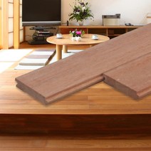 큐링 집성 무코팅 후로링 두께 15mm x 폭 80mm x 길이 3600mm (1단=5개)