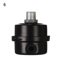 엔진 에어 고압 콤프레셔 부품 1PC 12.5mm 16mm 20mm 금속 공기 압축기 흡기 필터 소음 머플러 소음기 1/2 5/83/4 스레드 M12, 03 16mm