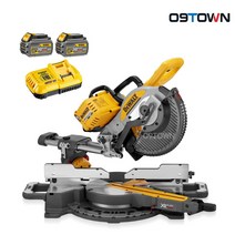 디월트 DCS727T2 충전 탁상 슬라이드 원형톱 60V 10인치 2.0Ah 2팩 각도절단기