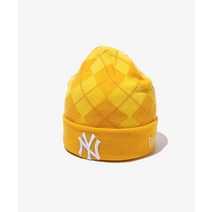 NEW ERA MLB 아가일 뉴욕 양키스 비니 오렌지 KNIT ARGYIL BEANIE NEYYAN ORG