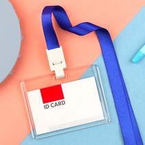 투명 아크릴 사원증 케이스 3p 가로형 명찰케이스, 없음