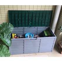 야외 창고 방수 농막 농기구 보관함 간이 텃밭 캐비닛, 브라운(소) 112x48x54CM