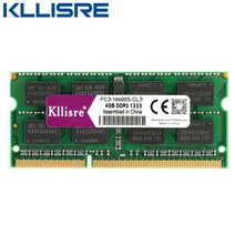 kllisre l ram b b 1333 1600 1.35v 1.5v 메모리 sodimm, 8GB 1600MHz 1.5V