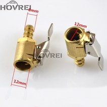 자동차공기주입기 에어펌프 12mm 코어 8mm 자동차 트럭 타이어 팽창기 밸브 커넥터 황동 대형 챔버 유형, 한개옵션0