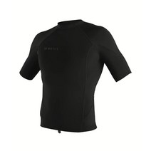 오닐 리액터2 반팔 남성 상의 WET슈트 - 5081 REACTOR II SS CREW 1MM - A05 BLKBLKBLK, S