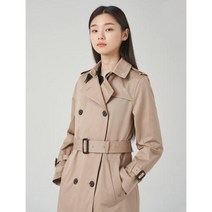 [빈폴레이디스] [Essential] 클래식 미디엄 트렌치 코트 베이지 BF323TCE3A