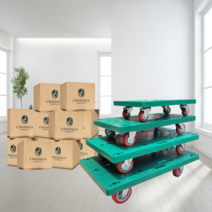 P대차 달리(특대형 610x910) 색상선택 / 손잡이없는 카트 끌차 리어카 운반구 구르마 구루마 피대차 옮기기 이삿짐 포장이사, 9) 파랑판 / 투명무소음바퀴