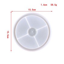 향전 향 스틱 홀더 트레이 크리스탈 에폭시 수지 몰드 스틱 재 캐처 실리콘 DIY 공예 장식 주조 도구, 1.mold