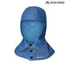 경도상사 용접두건 KD-116 순면 청지 용접두건 헤지두건