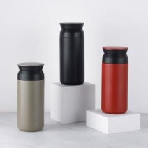 트래블 텀블러 350ml 레이저 각인 주문제작 DD-10032, 블랙다팔몰