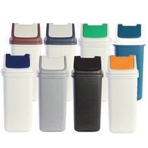 사각자동 휴지통(20L~100L) 종량제봉투 대형 휴지통 쓰레기통 청소 학교 학원 관공서, 100L, 그린