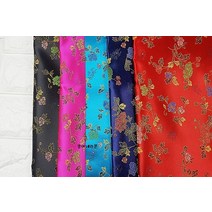 매화무늬 한복원단/한복천/한복리본/한복만들기, 네이비-반마(110x45cm)