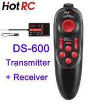 HOTRC DS-600 6CH 2.4GHz 라디오 시스템 송신기 원격 컨트롤러 DS600 6 채널 수신기 RC 보트, 01 DS600 TX Receiver