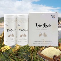 안전한소금 태안송화소금 불순물제거 미네랄과 송화분 다량 함유 저염이며 혈압좋은 선물세트, 송화꽃소금230g(낱개포장)