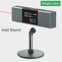 2 in 1 레이저 레벨 li1 레이저 각도기 디지털 경사계 각도 측정기 type-c 충전식 레이저 측정 도구, 은