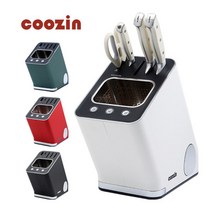 [KT알파쇼핑][살균99.9%] 쿠진 나이프케어 칼살균기 시즌2+에지리 칼세트, 화이트